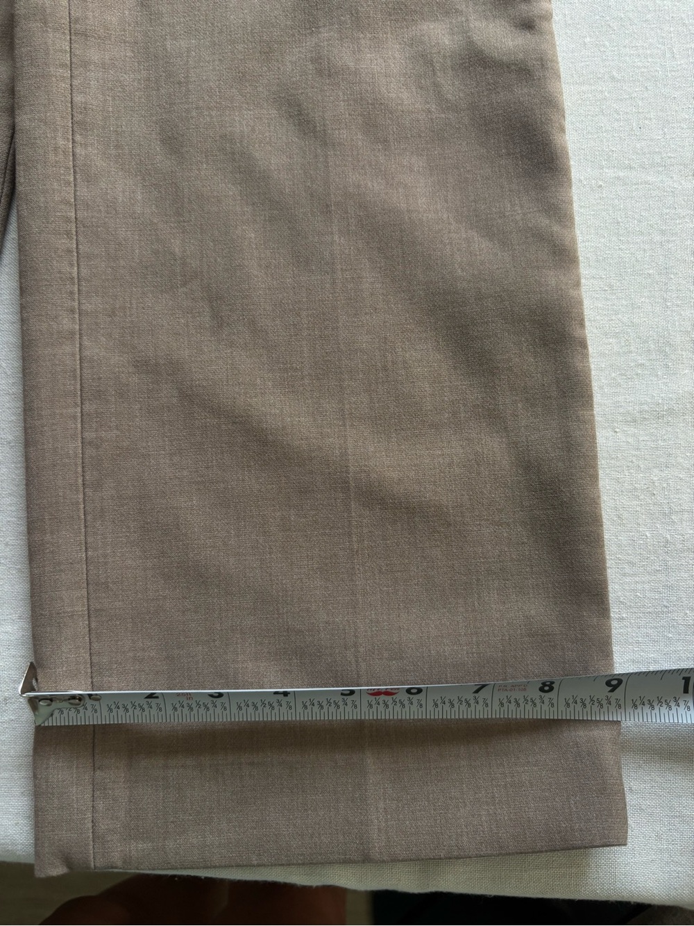 Aritzia The Effortless High Rise Straight Leg Tailored Pants Brown Size 00 - Picture 11 of 11